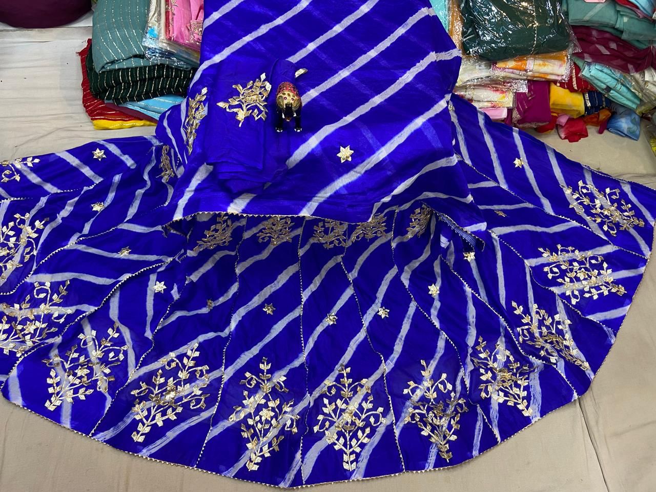 Kayatri New Leheriya Design Lehenga