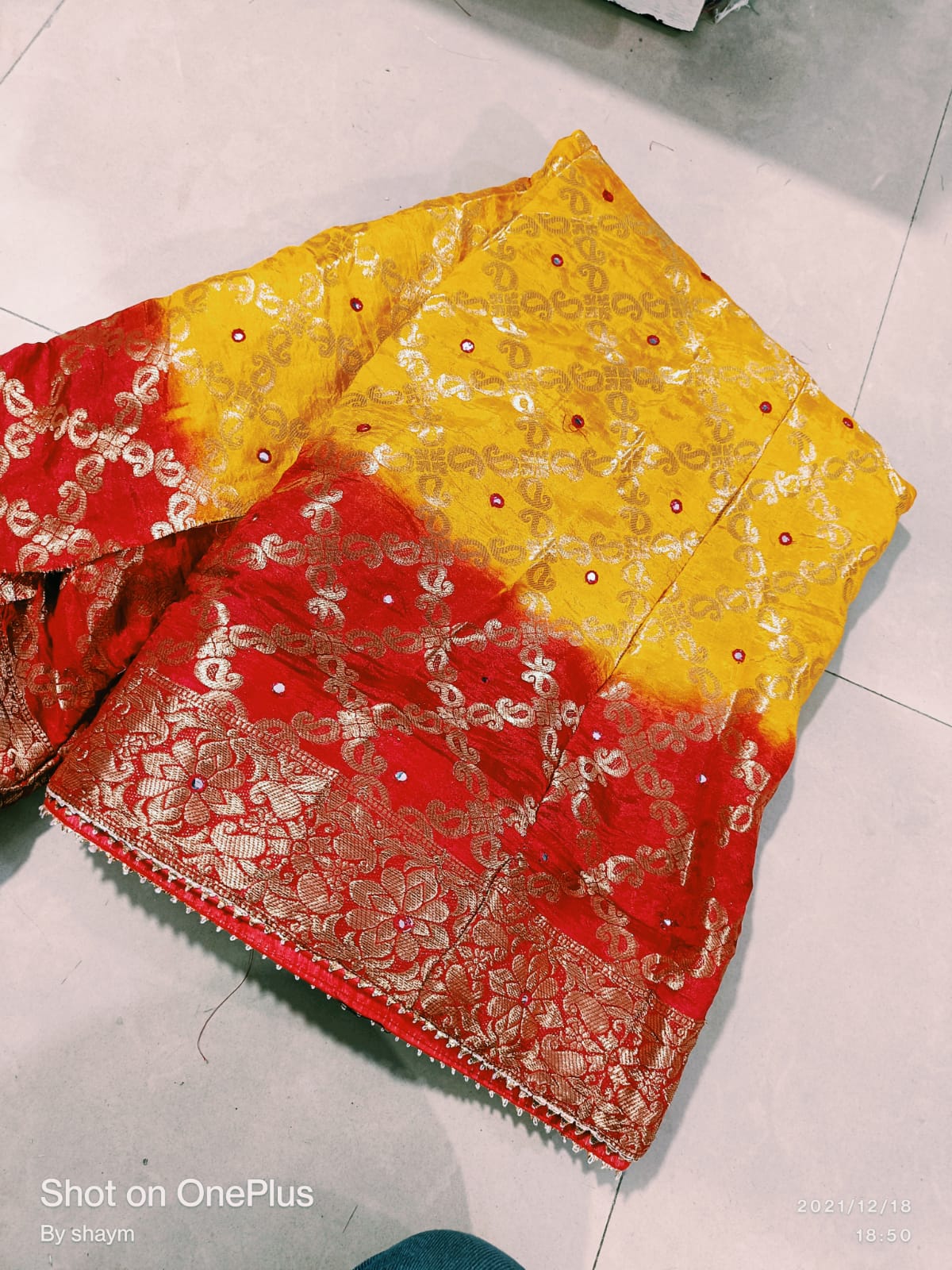 Kayatri Rajasthani Bandhej Ghatchola Style Lehenga