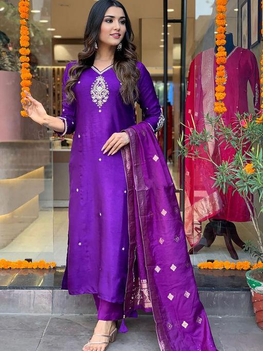 Kayatri Launching New Designers Roman Silk Suit