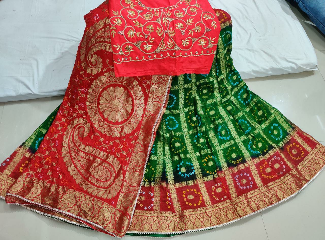Kayatri New Banarasi Silk With Ghatchola Style Lehenga