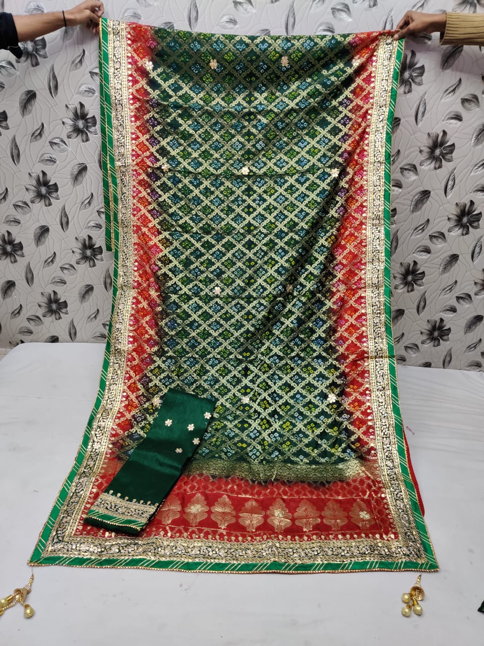 Kayatri Latest Ghatchola Bandhej Banarasi Silk Saree