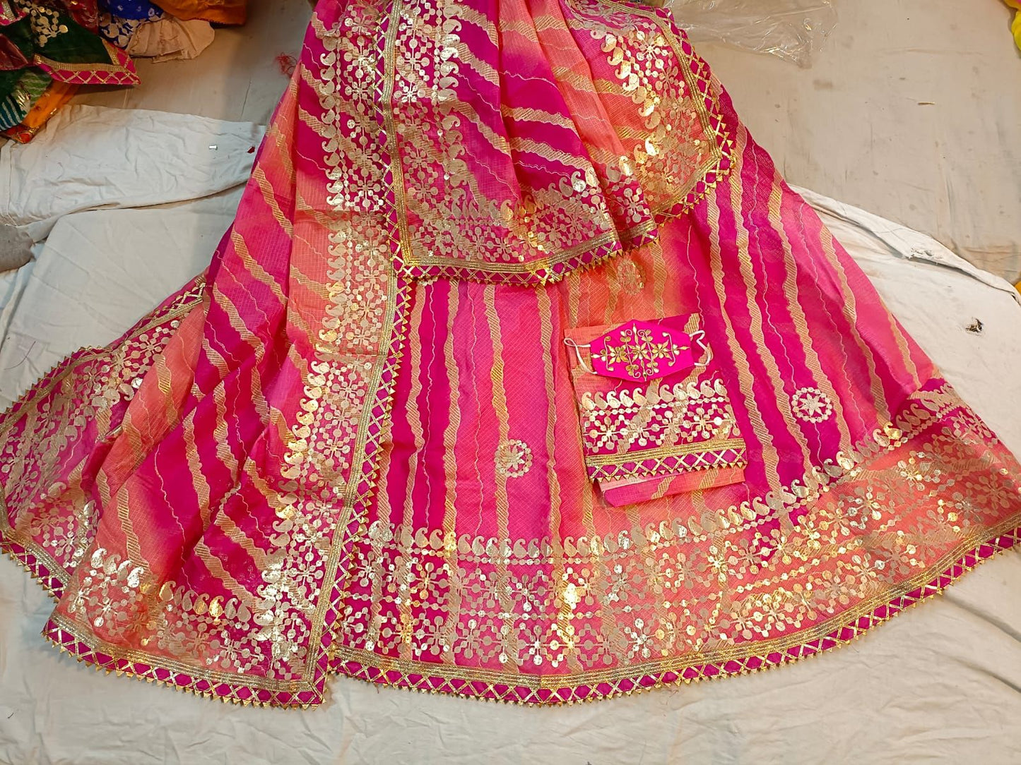 Kayatri New Rajasthani kotta Doria Traditional Print Lehenga