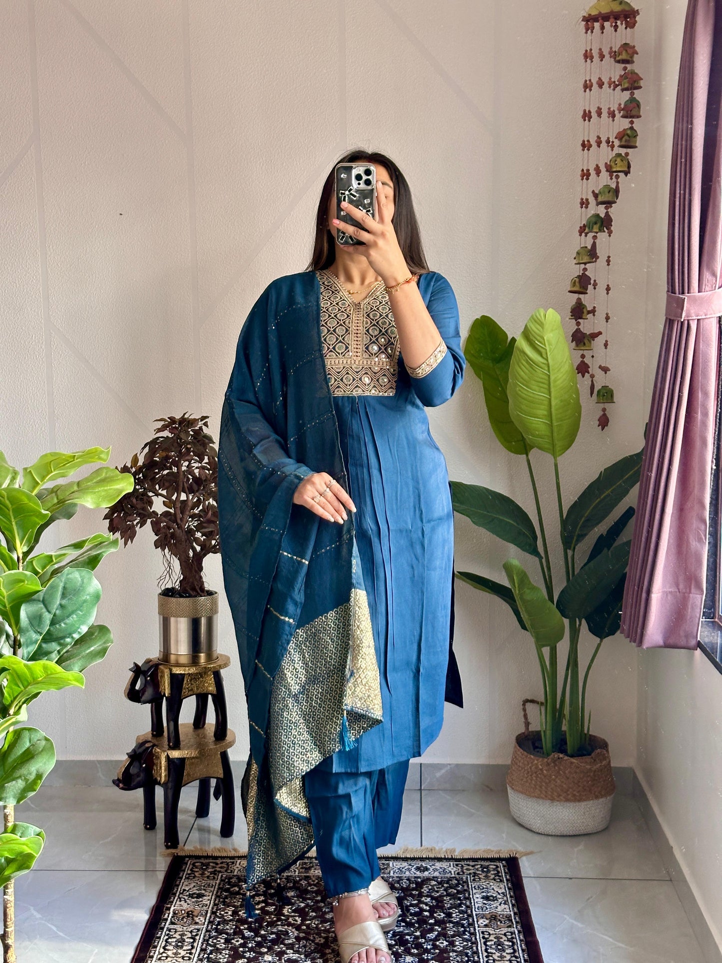 Kayatri Latest Designers Roman Silk Suit