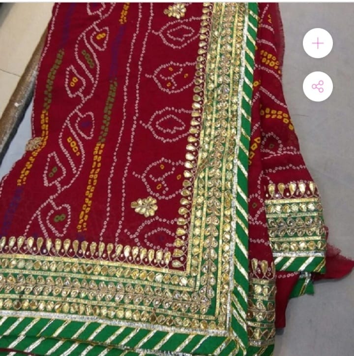 Kayatri New Lounch Chunri Bandhej Georgette Fabric Saree