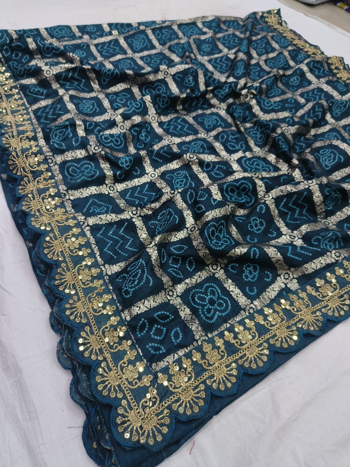 Kayatri New Dola Silk Sequence Zari Work Saree