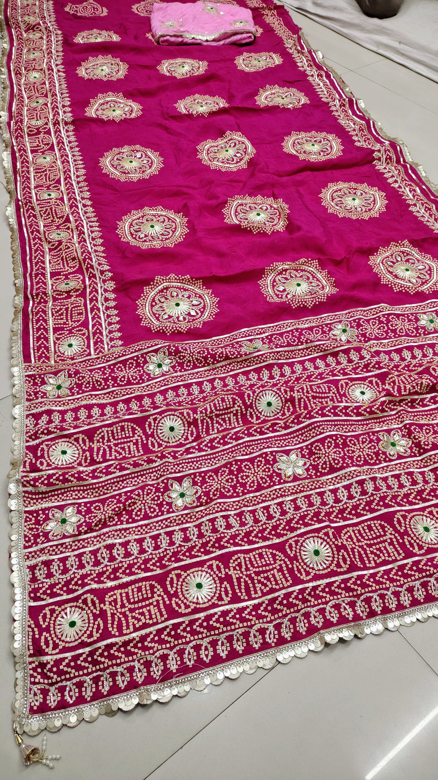 Kayatri New Pure Upada Silk Fabric Rajwadi Style Saree