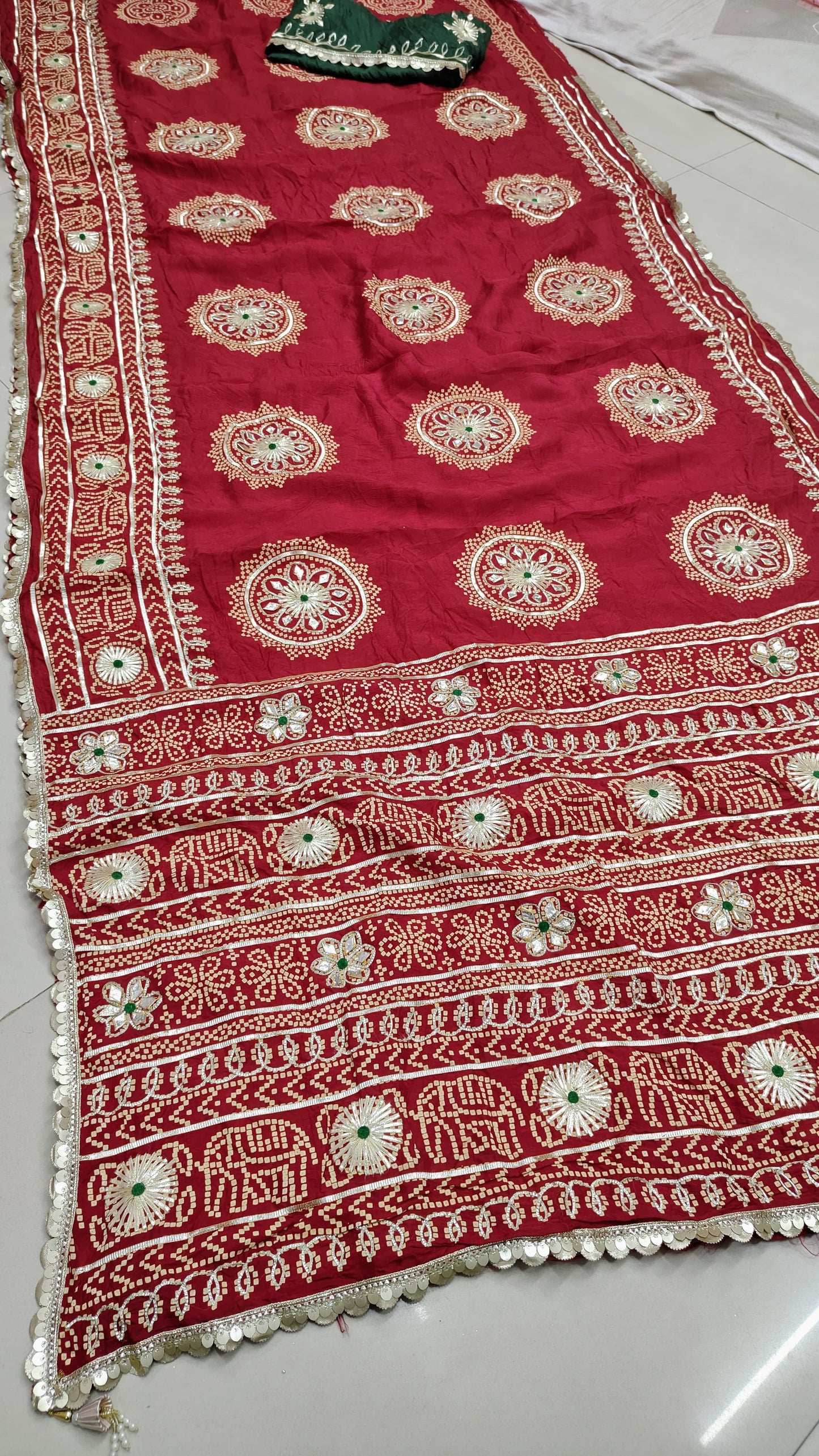 Kayatri New Pure Upada Silk Fabric Rajwadi Style Saree