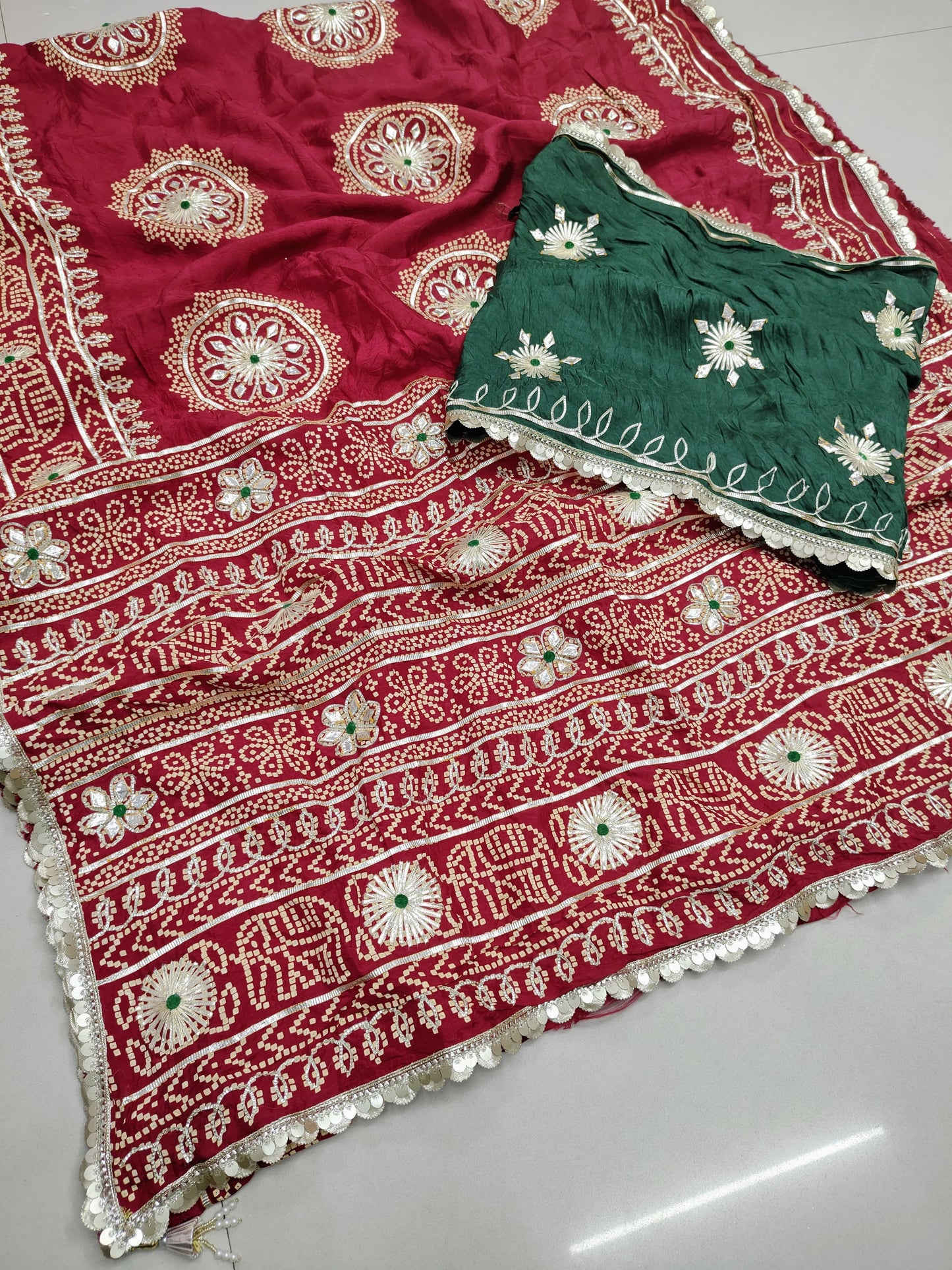 Kayatri New Pure Upada Silk Fabric Rajwadi Style Saree