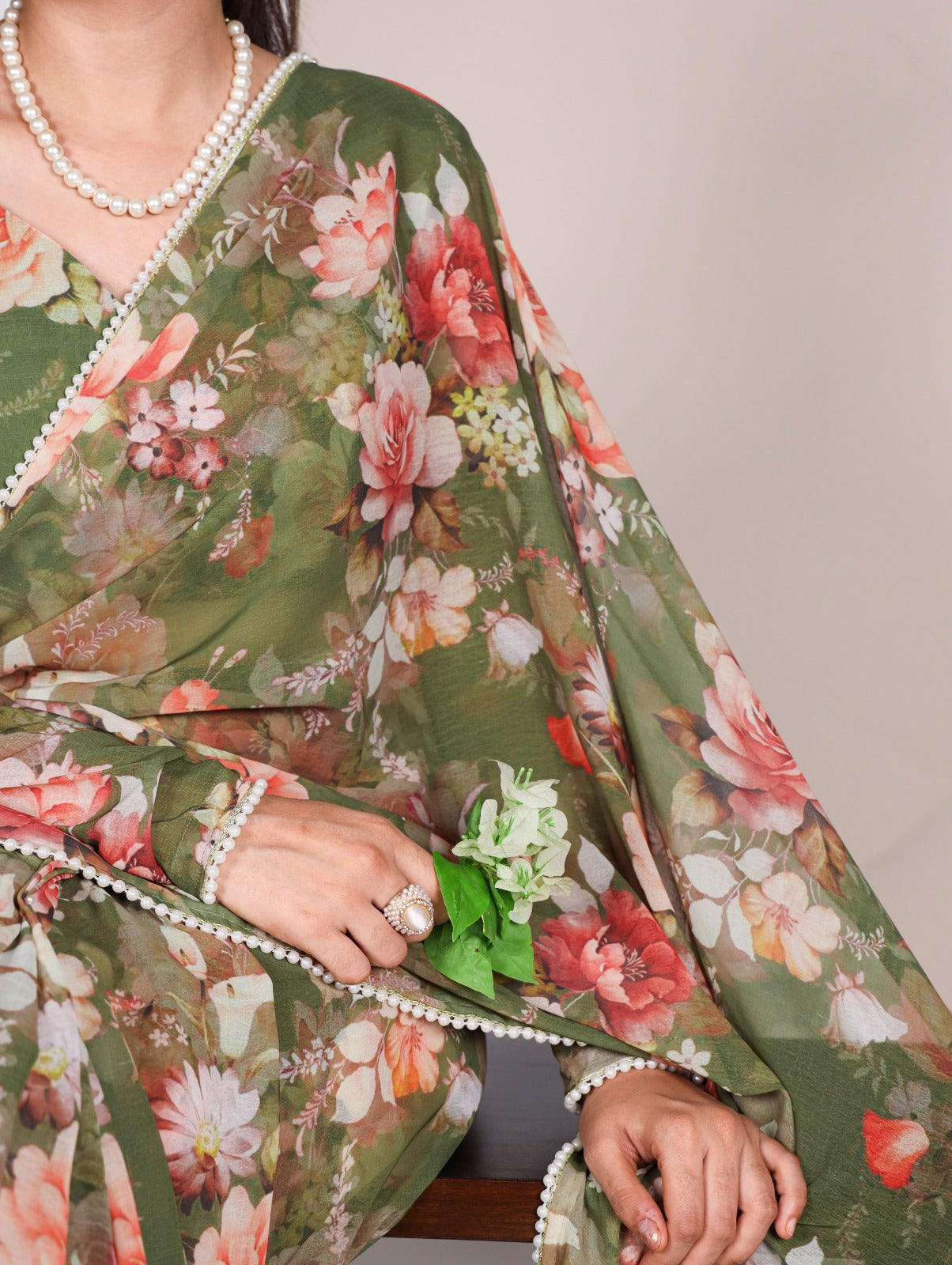 Kayatri Latest Weightless Marbal Printed Saree