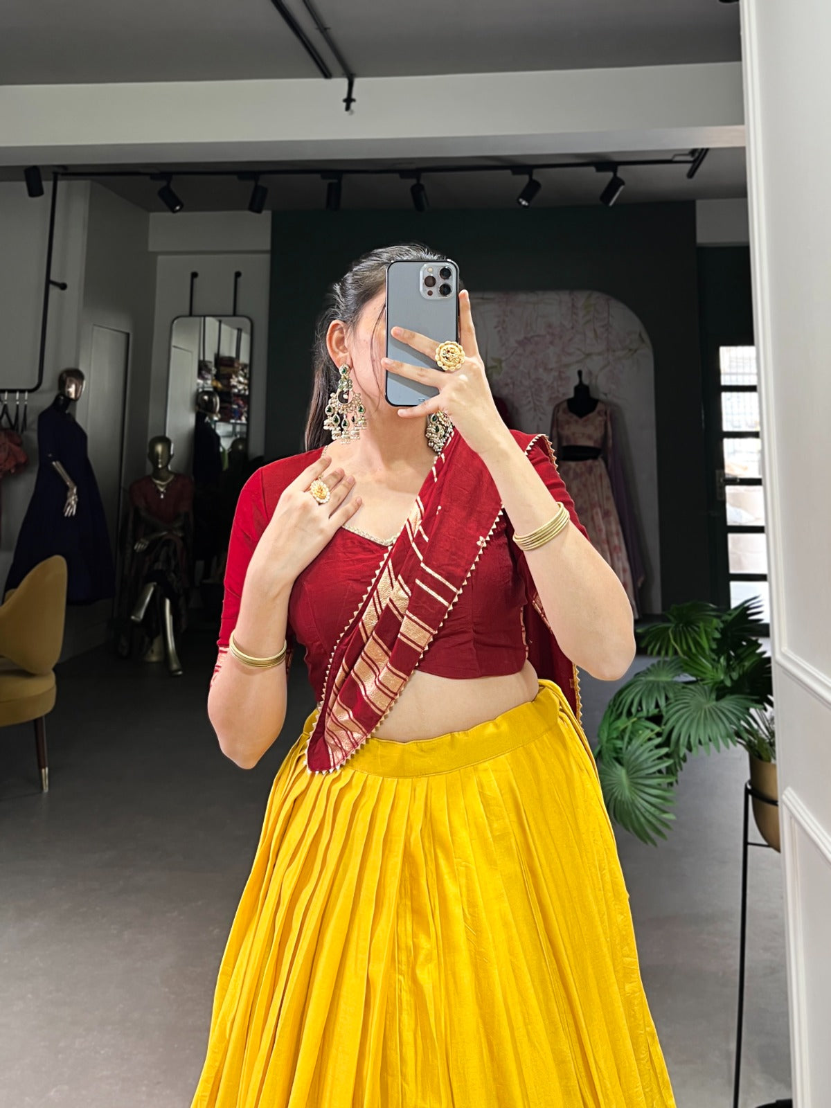 Kayatri New Pure Chanderi Designer Lehenga