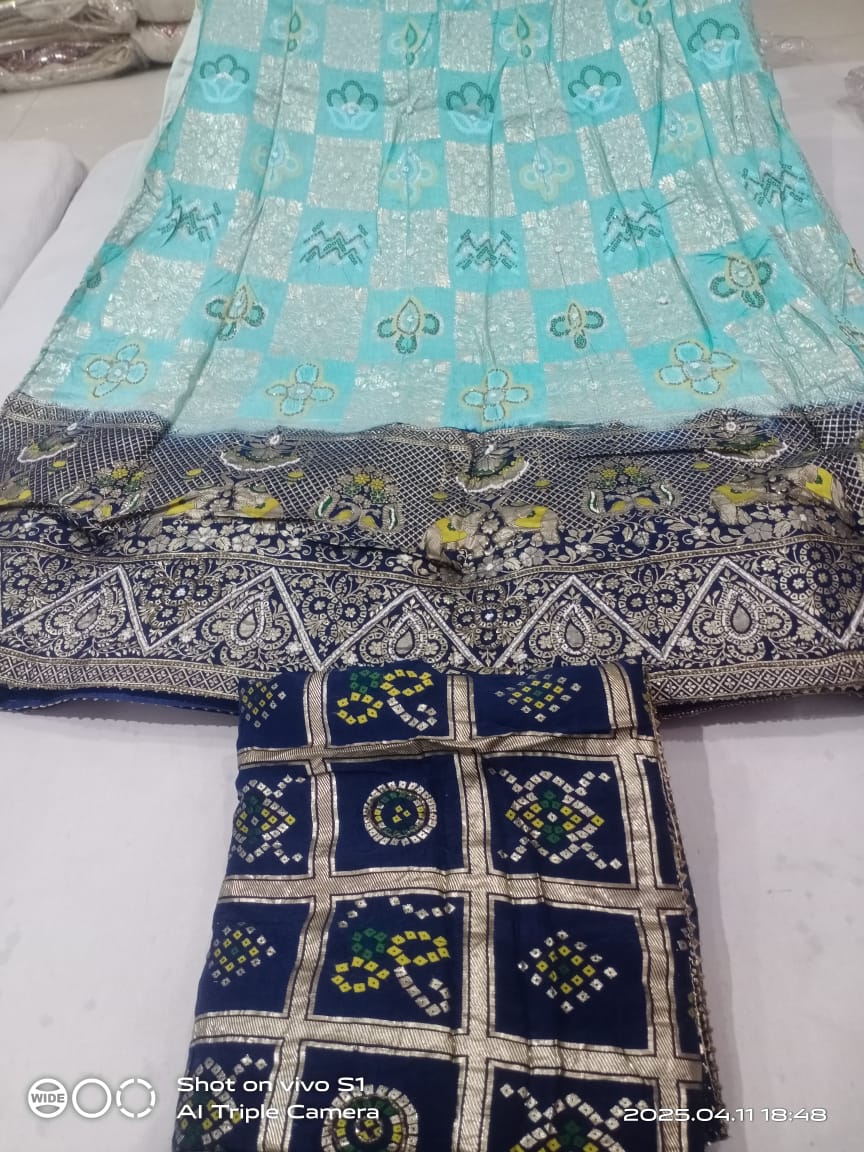 Kayatri Latest Banarasi Dola Silk Jaipuri Dai Lehenga