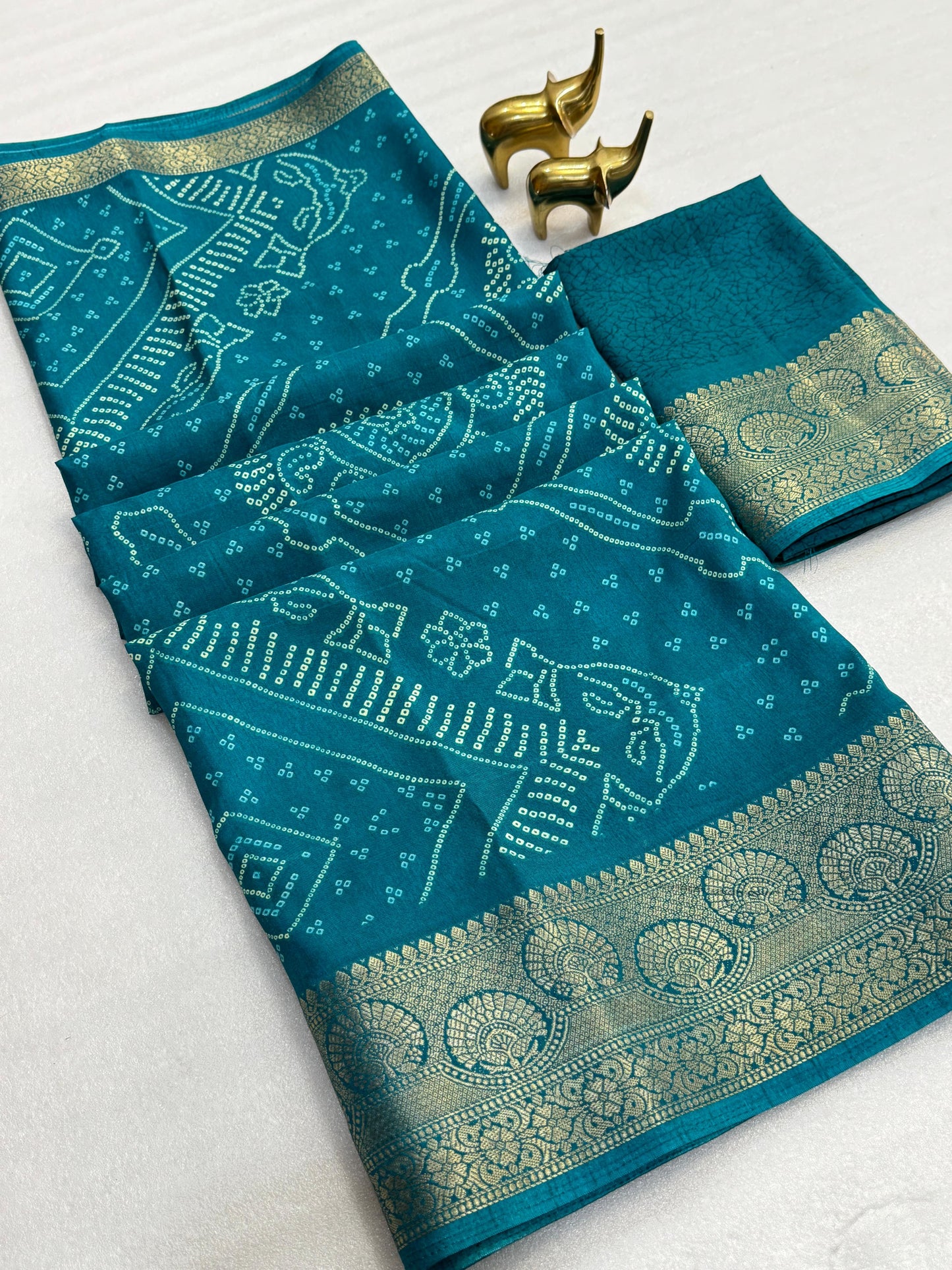 Kayatri New Bandhani Print Saree