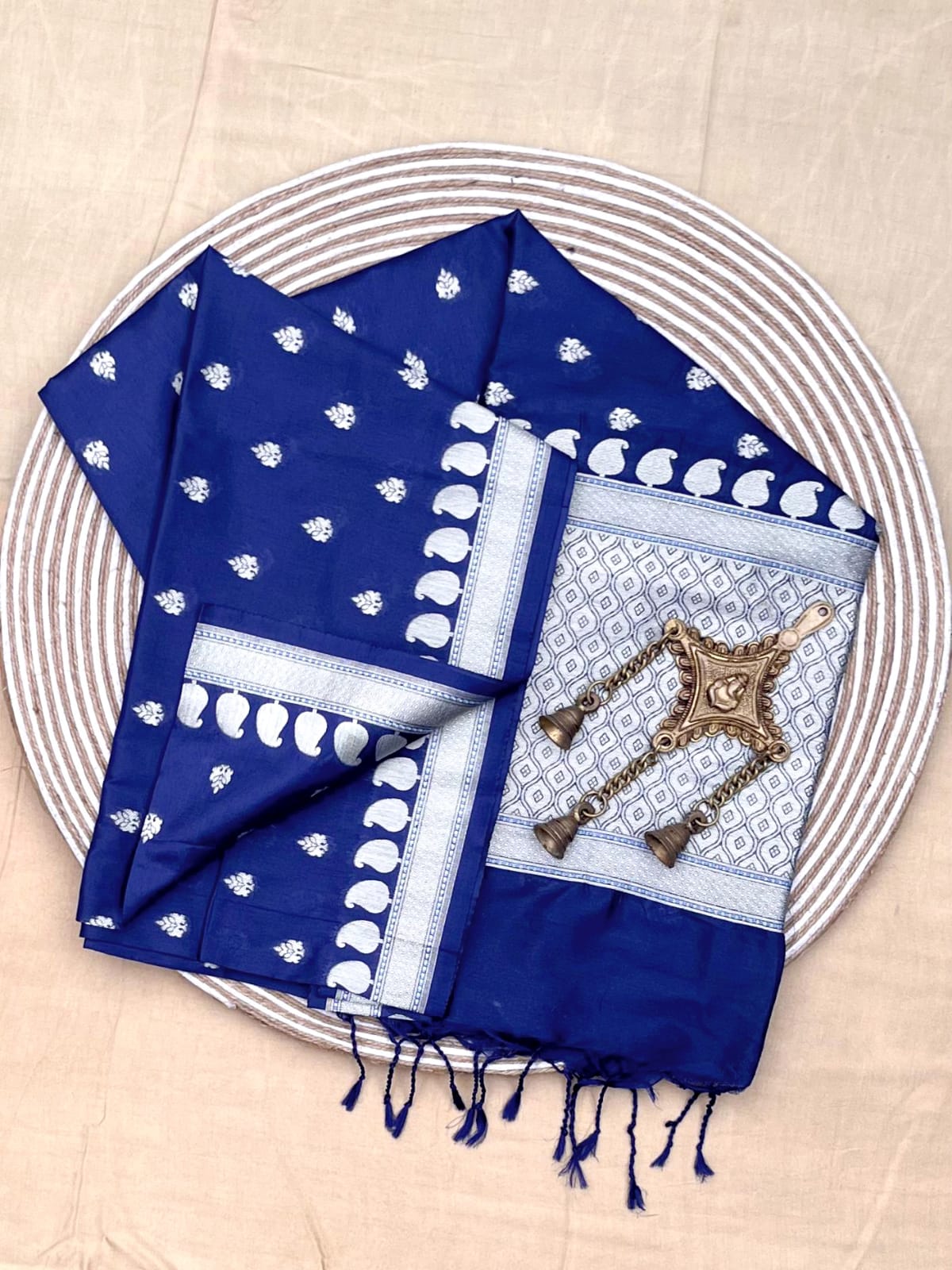 Kayatri New Pure Banarasi Cotton With Zari Weaving Saree