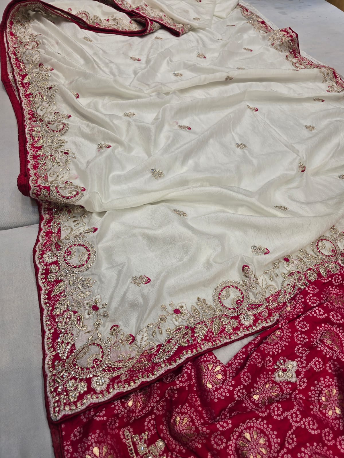 Kayatri New Pure Muslin Silk Designer Saree