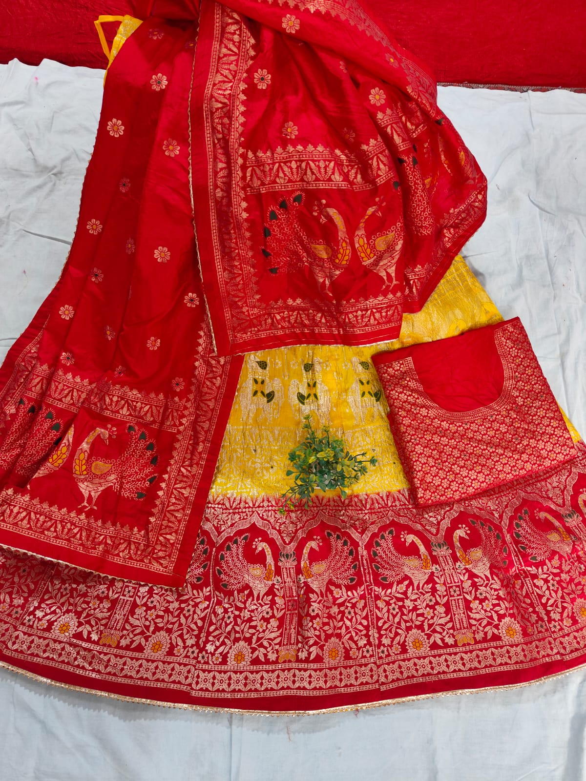 Kayatri Latest Pure Banarasi Dola Silk Lehenga