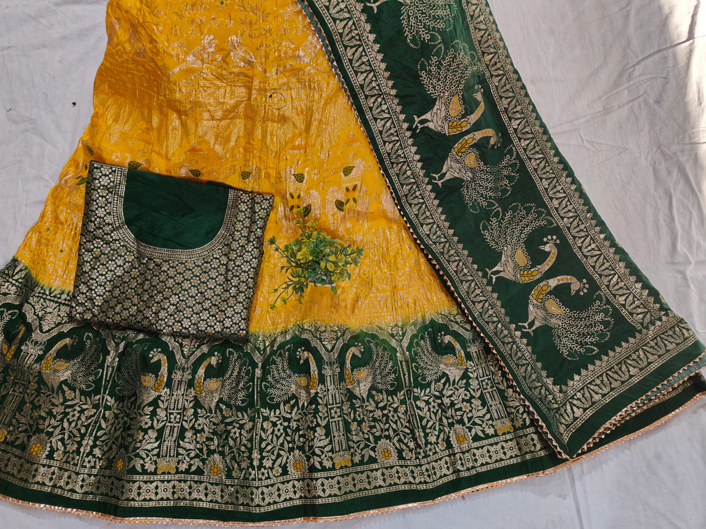 Kayatri Latest Pure Banarasi Dola Silk Lehenga