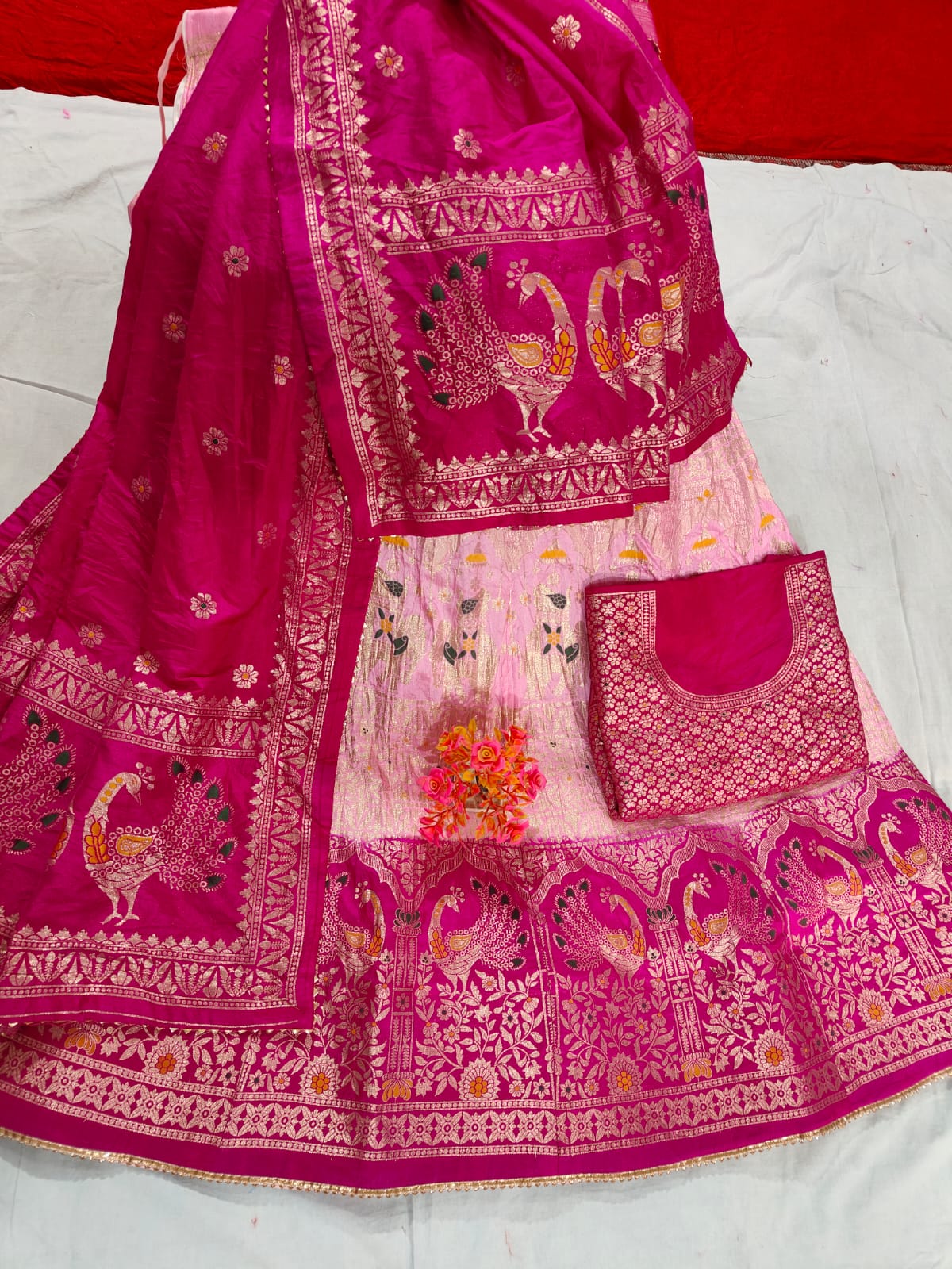 Kayatri Latest Pure Banarasi Dola Silk Lehenga
