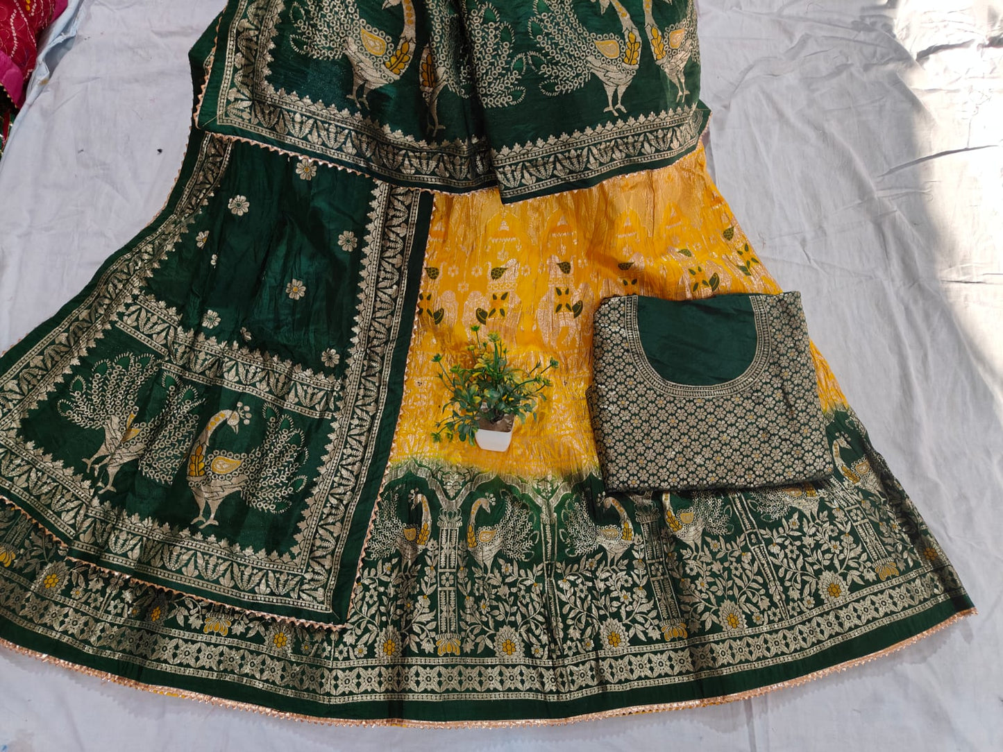 Kayatri Latest Pure Banarasi Dola Silk Lehenga