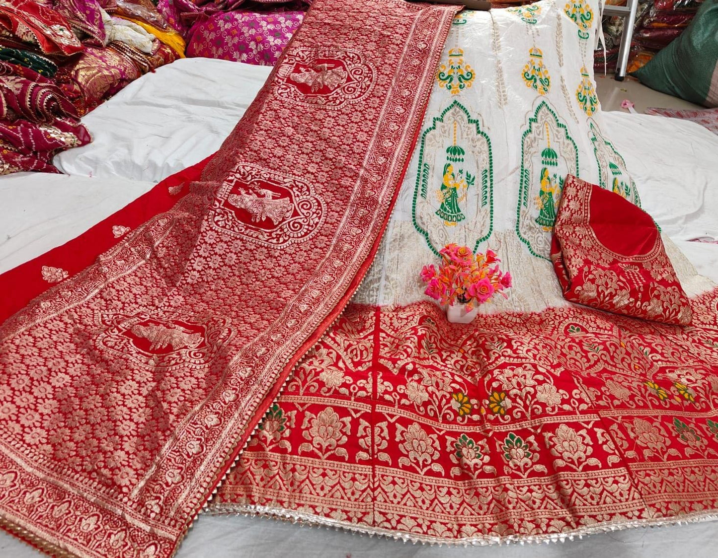 Kayatri New Pure Banarasi Dola Silk Lehenga