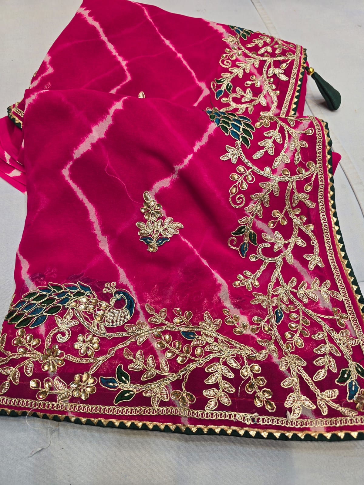 Kayatri New Georgette Leheriya Style Saree