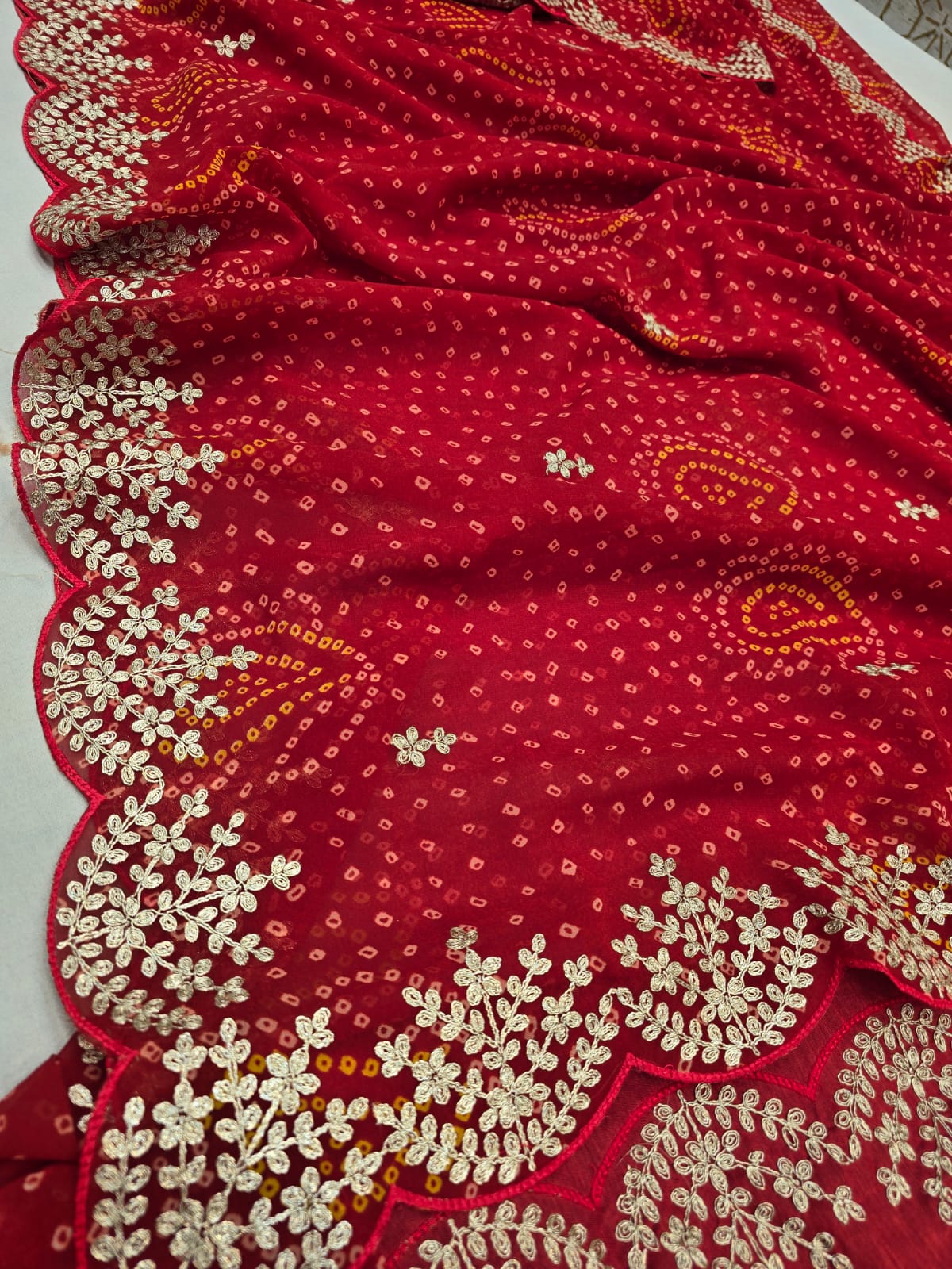 Kayatri New Georgette Pita Zari With Cutwork Border Saree