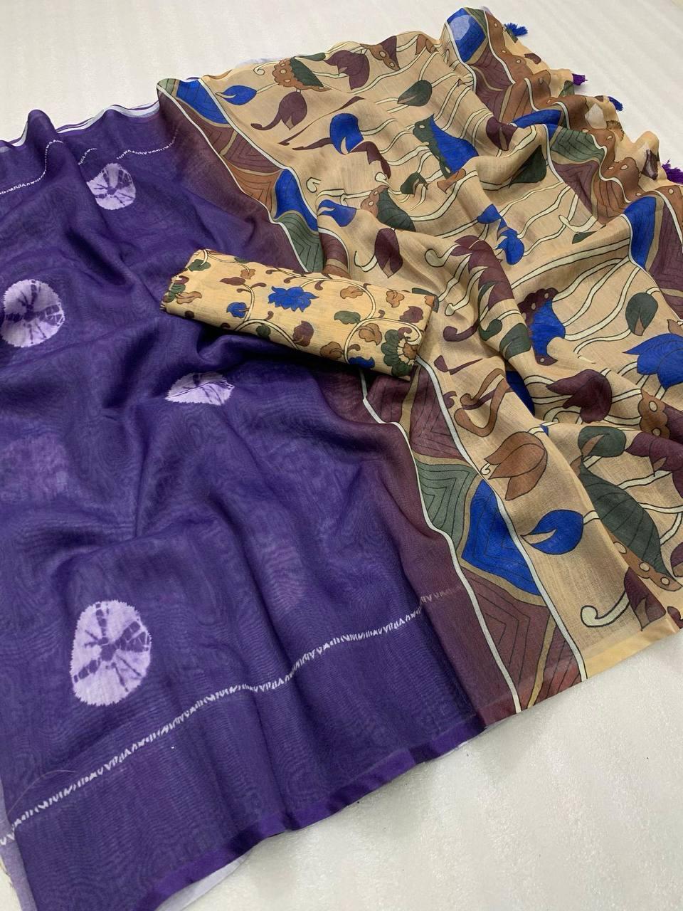 Kayatri New very smooth and light weight Digital Print Saree