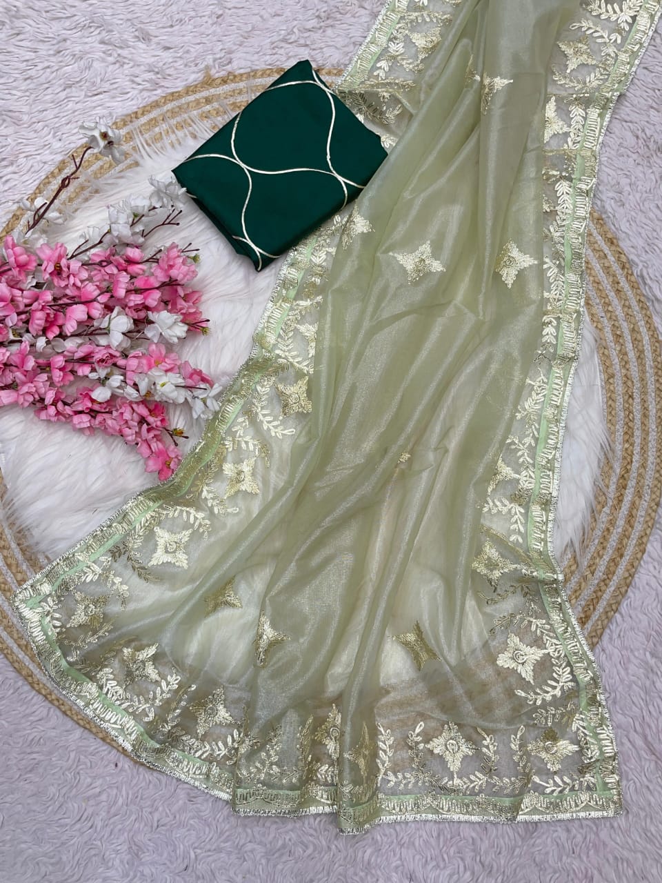 Kayatri New Lounch Designer Soft Twil Net Saree