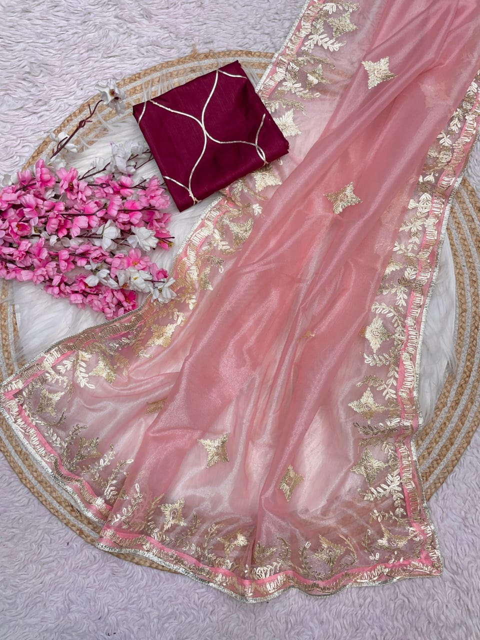 Kayatri New Lounch Designer Soft Twil Net Saree