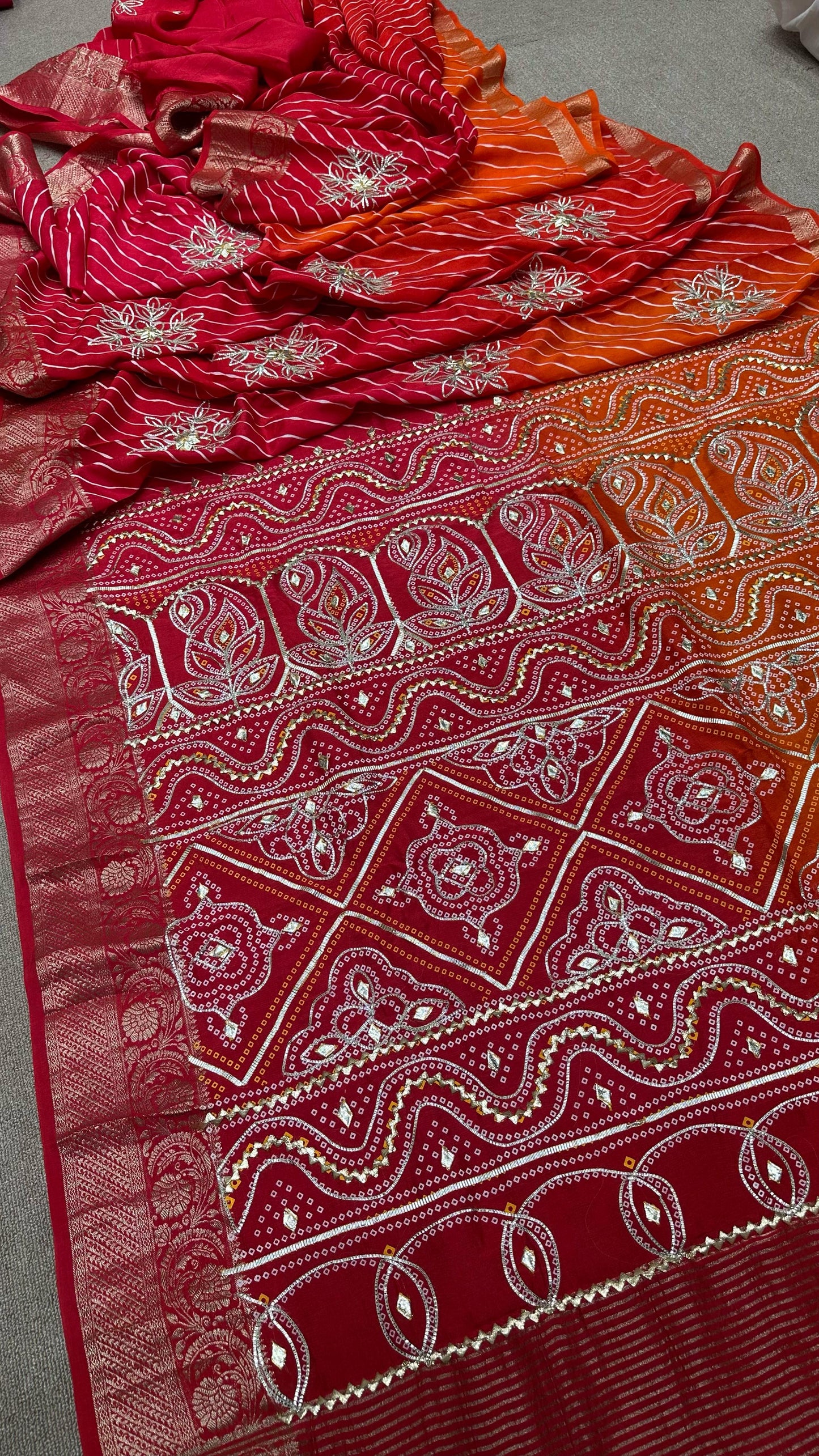 Kayatri New Pure Moonga Silk Gotapatti Work Saree