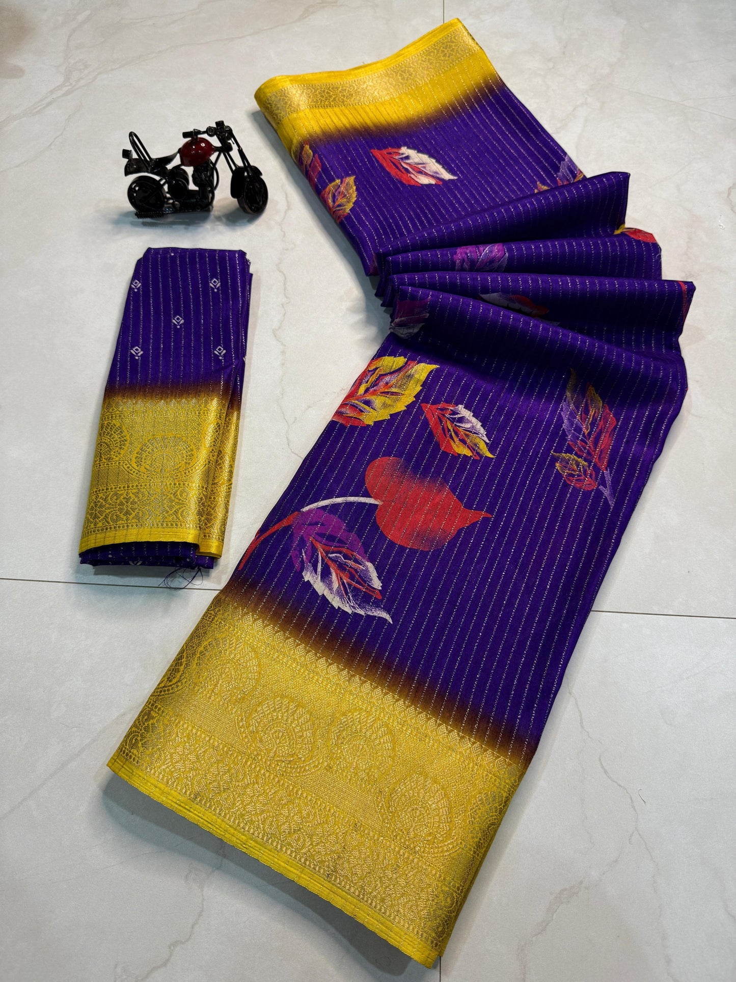 Kayatri New Rekko Silk Floral Design Saree