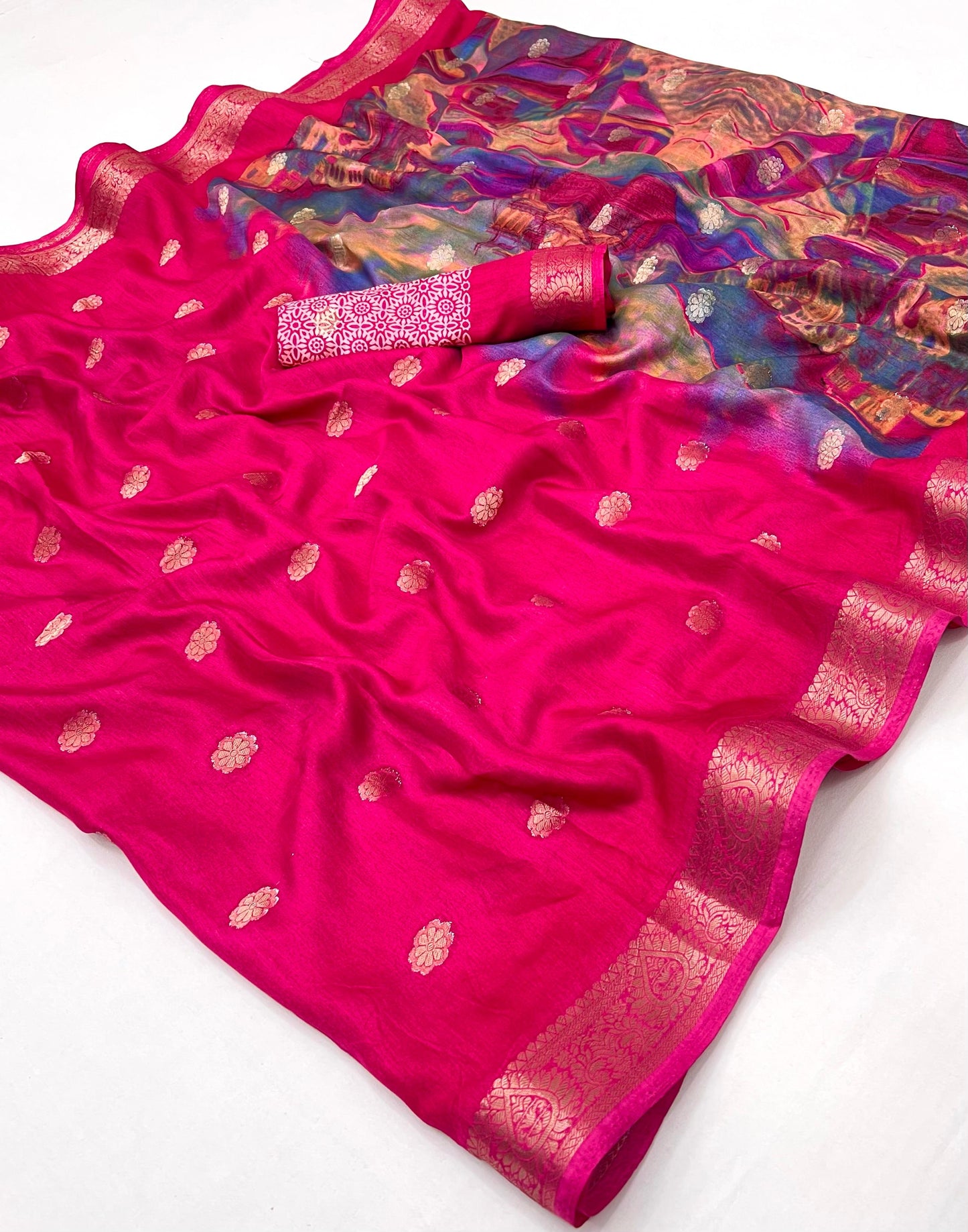 Kayatri New Soft Dola Silk Digital Print Saree