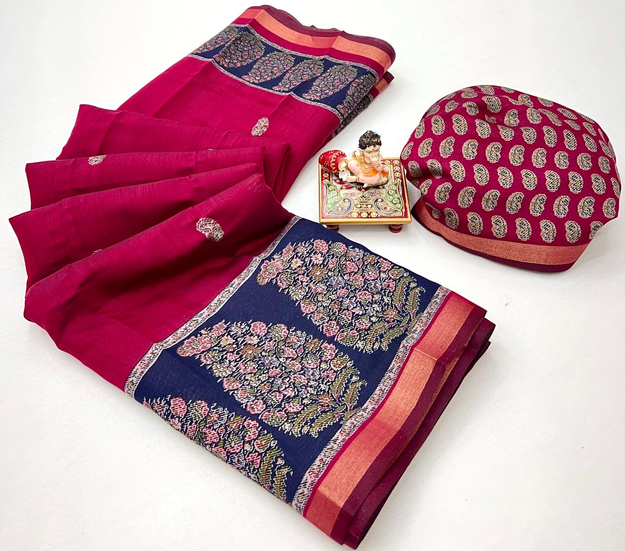 Kayatri New Pure Viscose Soft Cotton Printed Saree