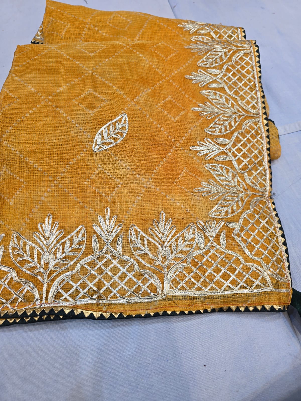 Kayatri New Kota Doria Kacha Gotapatti Work Saree