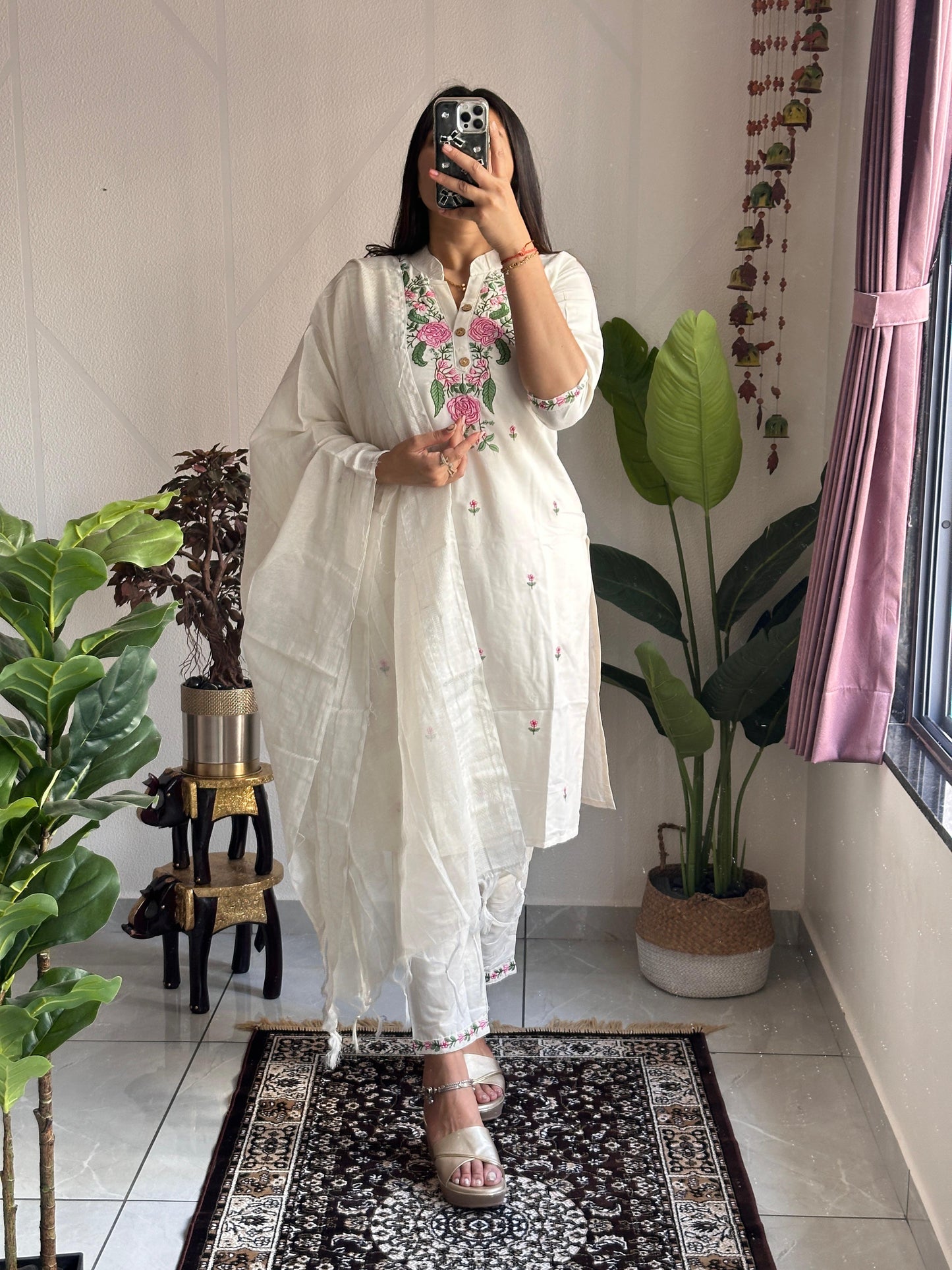 Kayatri New Designers Khadi Cotton Embroidery Suit