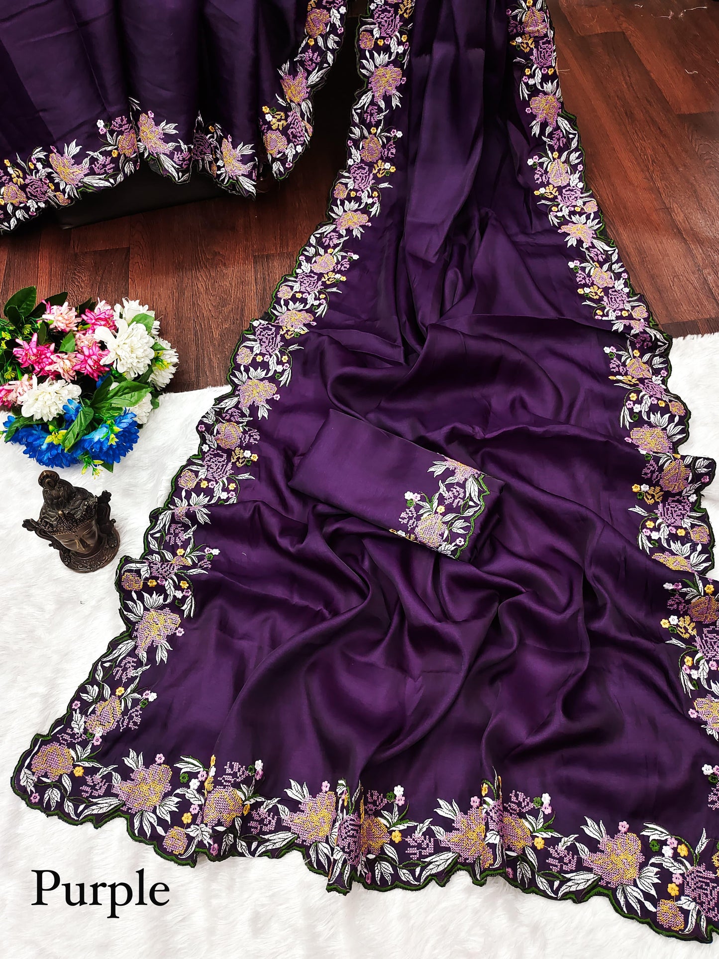 Kayatri New Pure Soft Tussar Silk Bollywood Style Saree