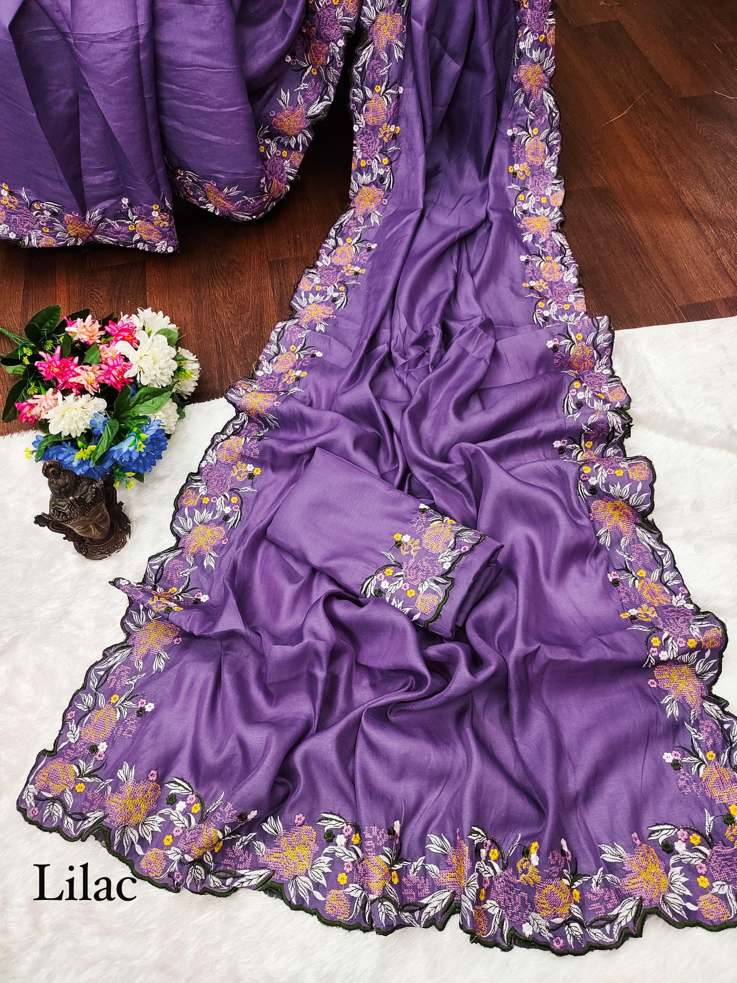 Kayatri New Pure Soft Tussar Silk Bollywood Style Saree