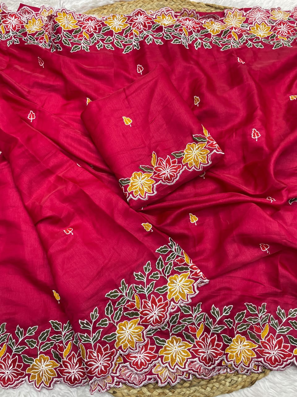 Kayatri New Soft Tussar Silk Designer Saree