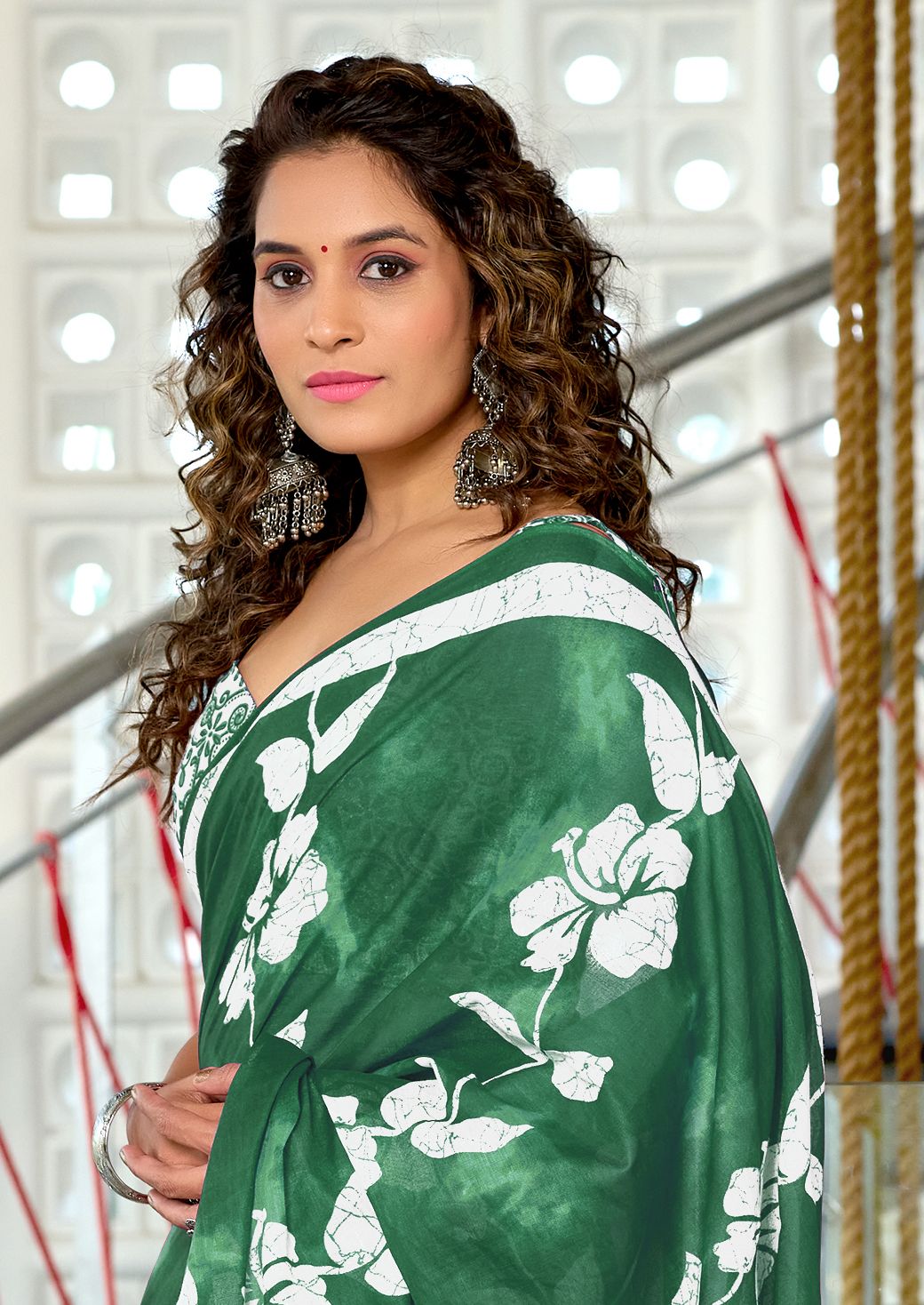 Kayatri New Mulmul Cotton Hand Block Print Saree