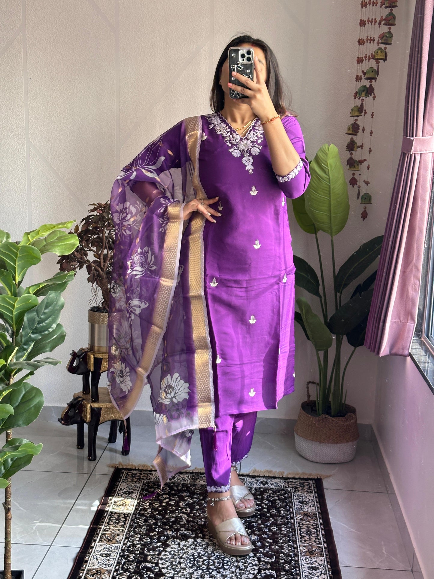 Kayatri Lounching New Designers Roman Silk Suit