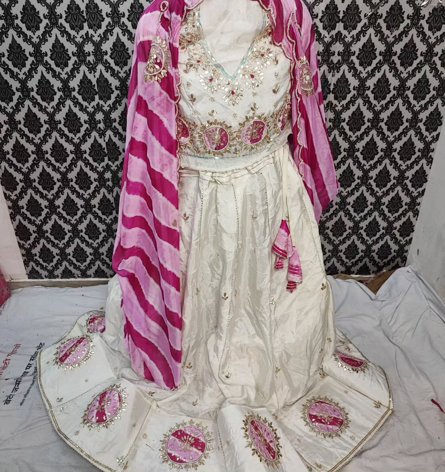 Kayatri New Pure Upada Silk Gotapatti Handwork Lehenga