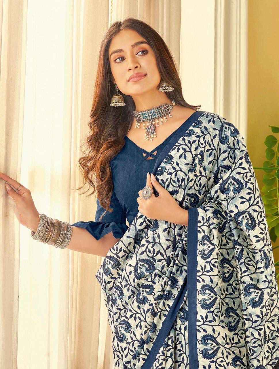 Kayatri New Soft Pure Cotton Printed Saree