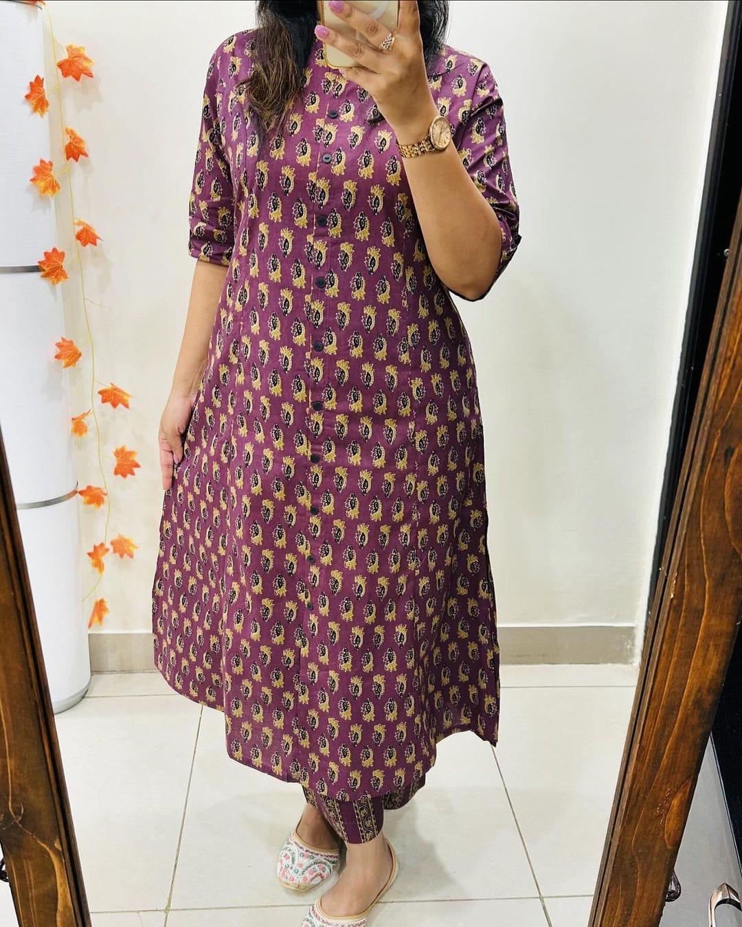 Kayatri Launching Designer Co-Ords set in Aline Kurti Pattern