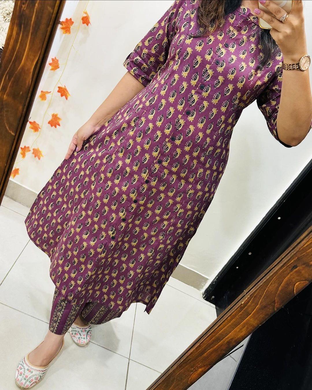 Kayatri Launching Designer Co-Ords set in Aline Kurti Pattern