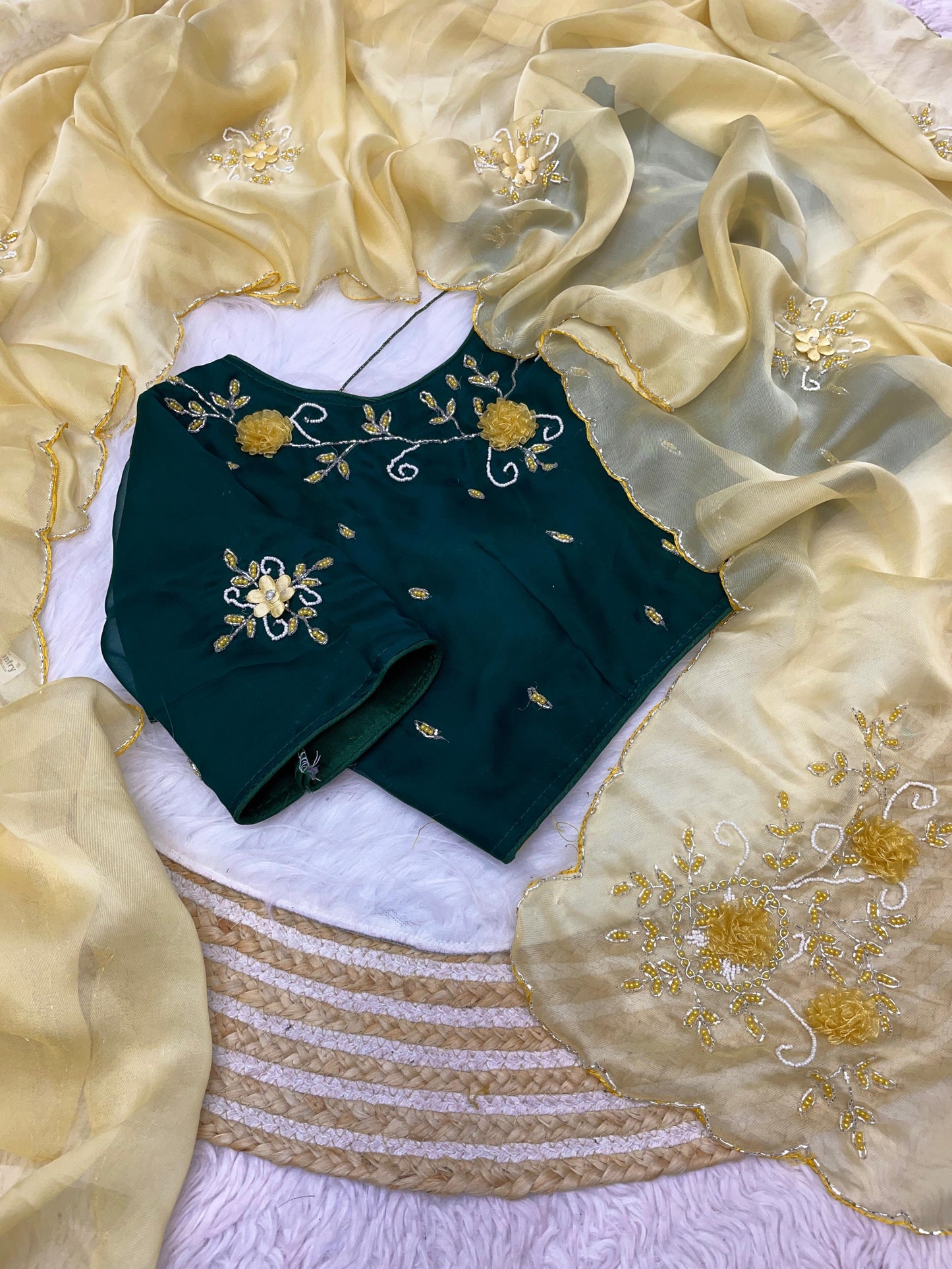Kayatri New Jordan Silk Sattin Bollywood Style Saree