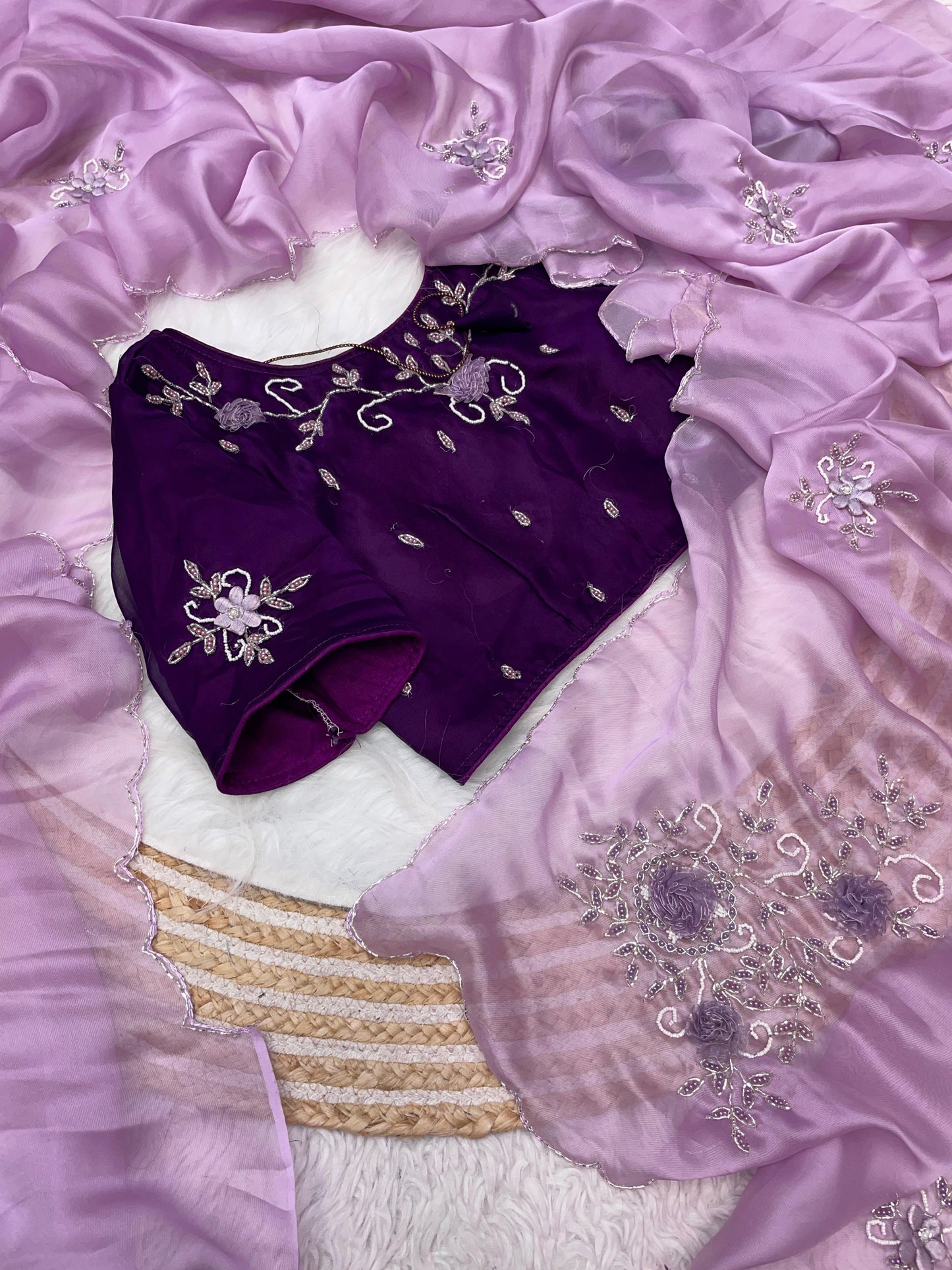 Kayatri New Jordan Silk Sattin Bollywood Style Saree