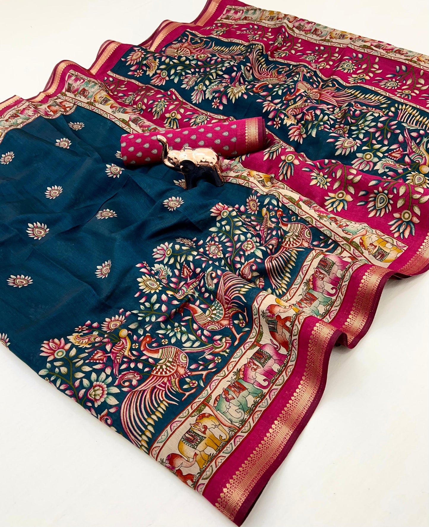 Kayatri New Soft Mul Cotton Patola Print Saree