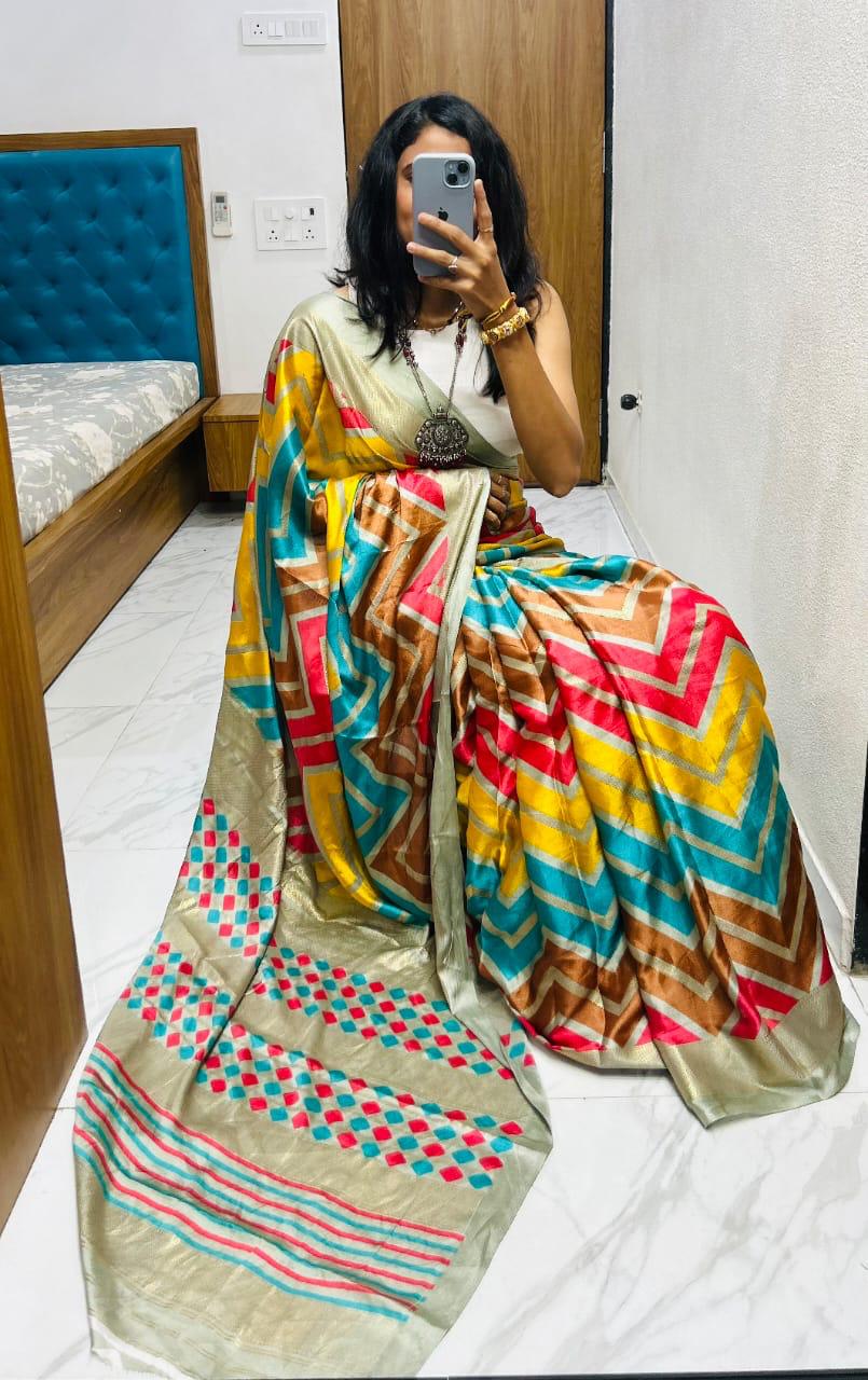 Kayatri New Designer Zari Weaving Saree