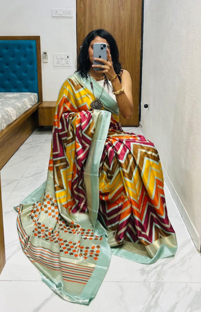 Kayatri New Designer Zari Weaving Saree