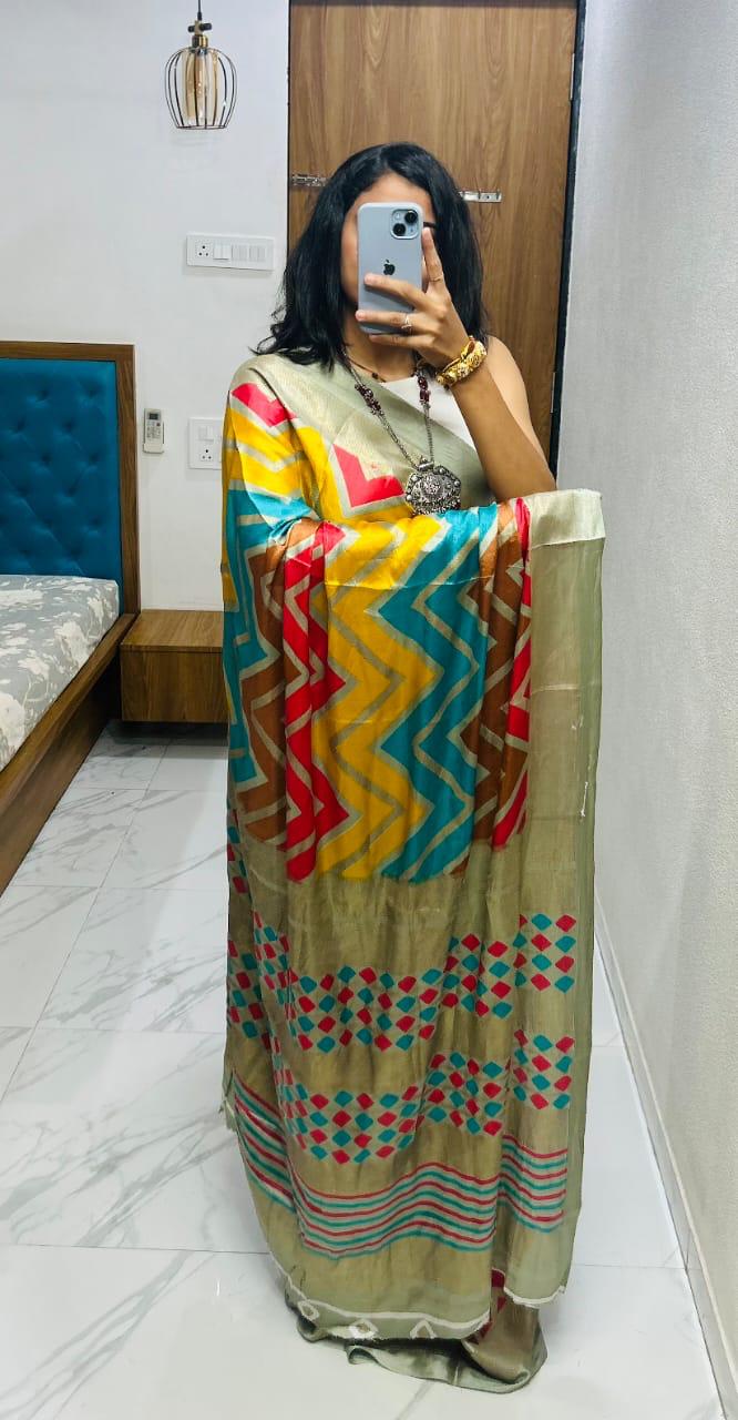 Kayatri New Designer Zari Weaving Saree