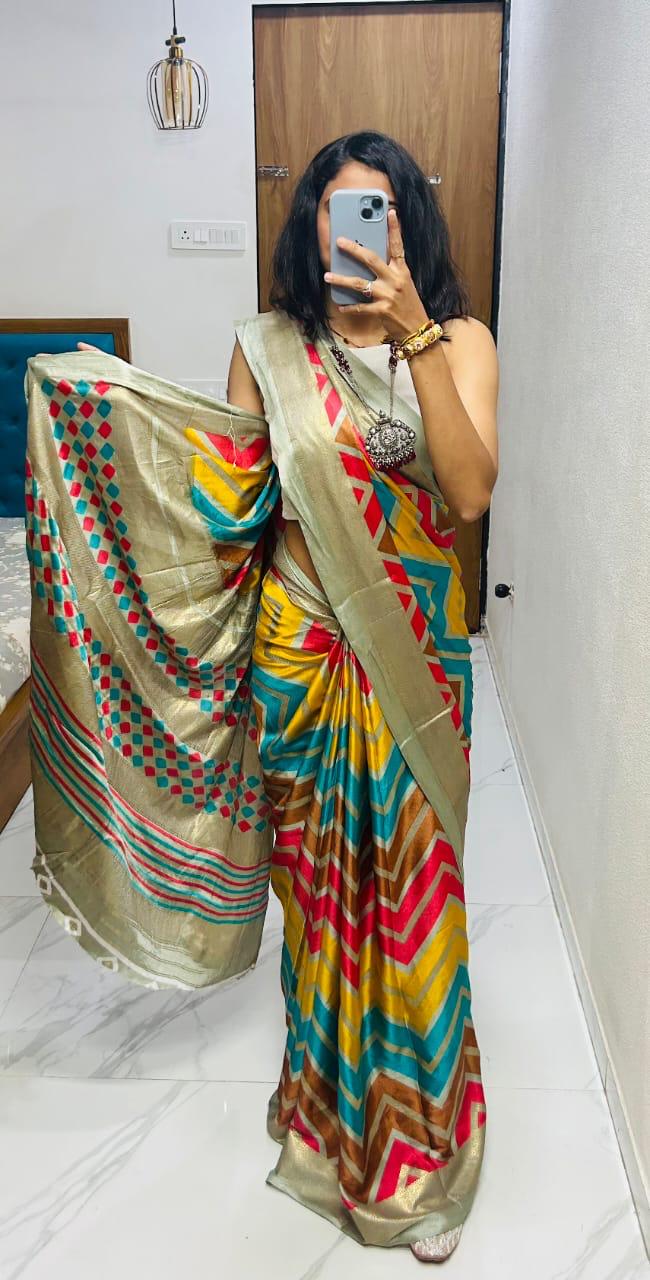 Kayatri New Designer Zari Weaving Saree